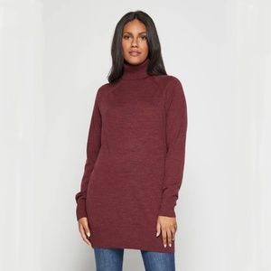 GAP 100% Merino Wool Turtleneck Tunic Sweater. Size L. New With Tags!